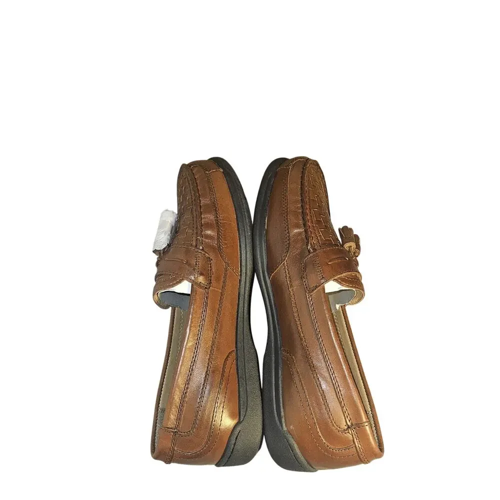 Dockers MARILLA Men’s Kiltie Loafers Size 10 M – Brown Leather, NWB #90-26017